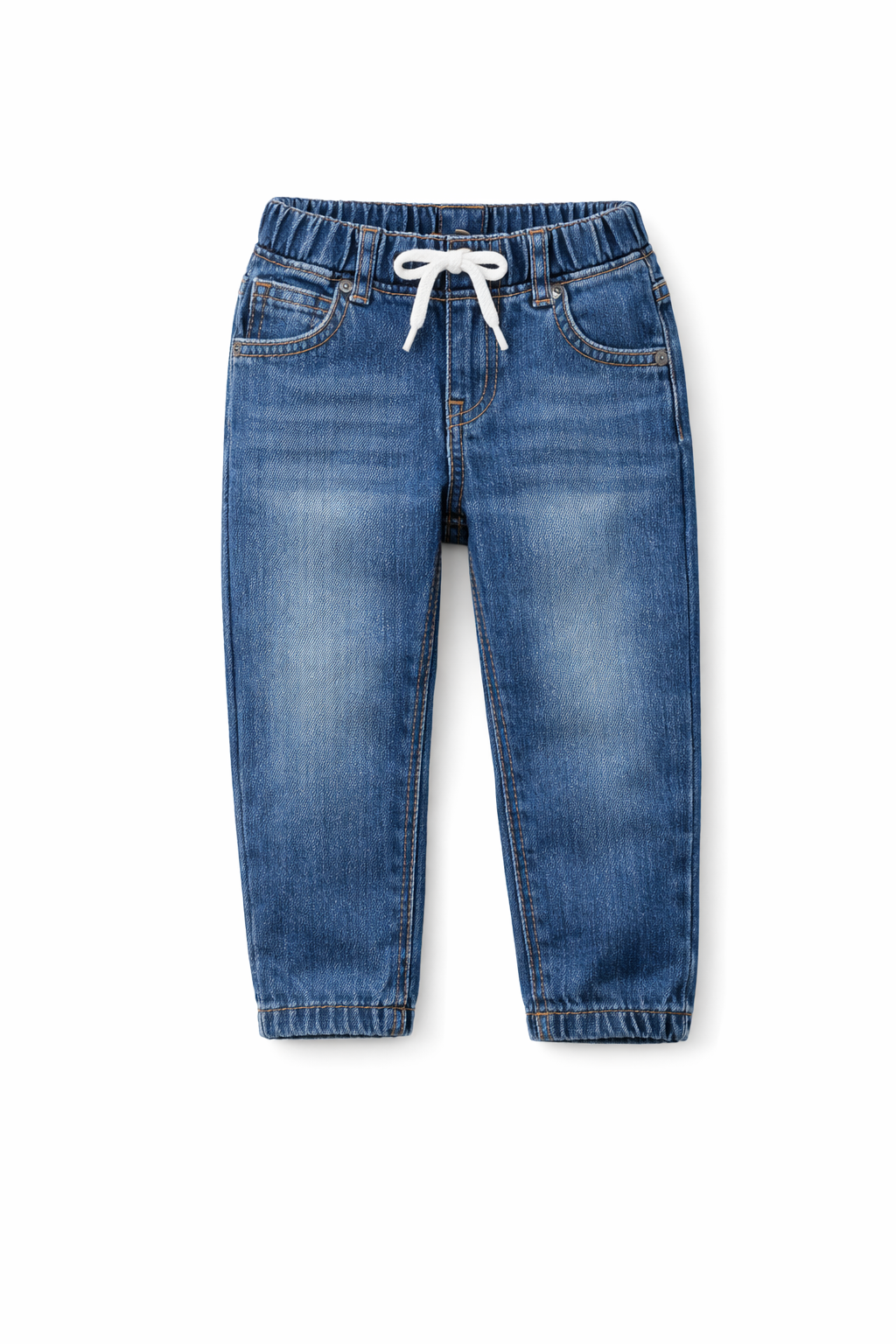 Kids Elastic Waist Denim Jeans (Unisex)
